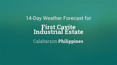 pagasa weather forecast cavite|Cavite, Philippines 14 day weather forecast .